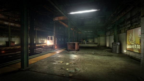 RE6 Rail Yard Map Screenshot