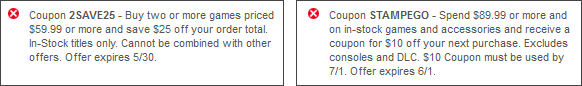 Gamestop Coupons May 2012