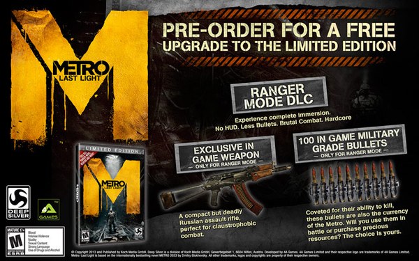 Metro Last Light Limited Edition