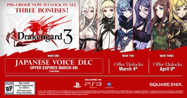 Drakengard 3 Preorder Tiers