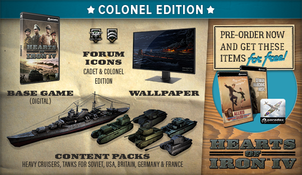 HoI IV Colonel Edition