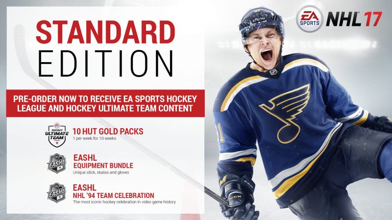 NHL 17 Pre-Order Bonuses