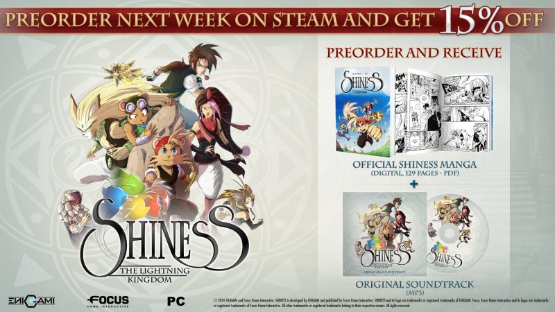 Shiness: The Lightning Kingdom - Steam Bonus