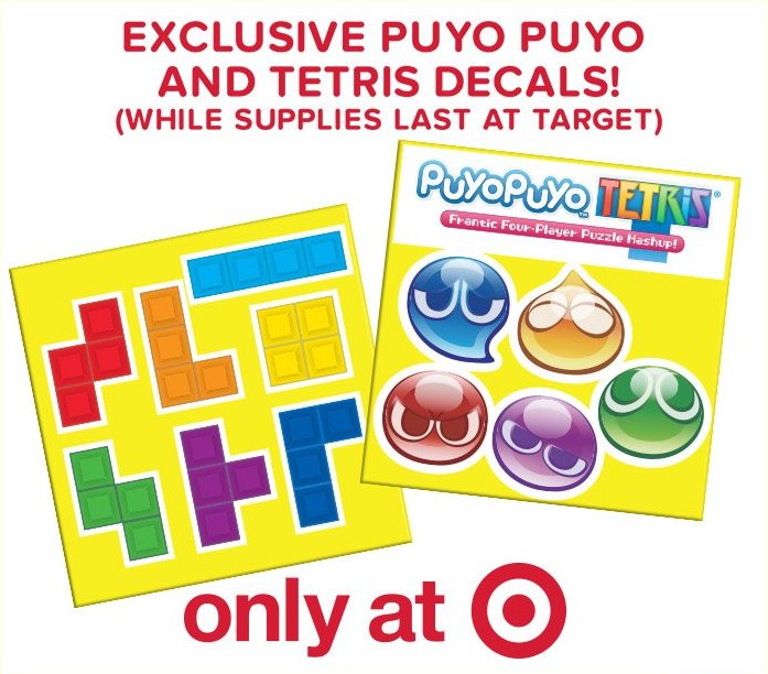 Puyo Puyo Tetris - Exclusive Decals