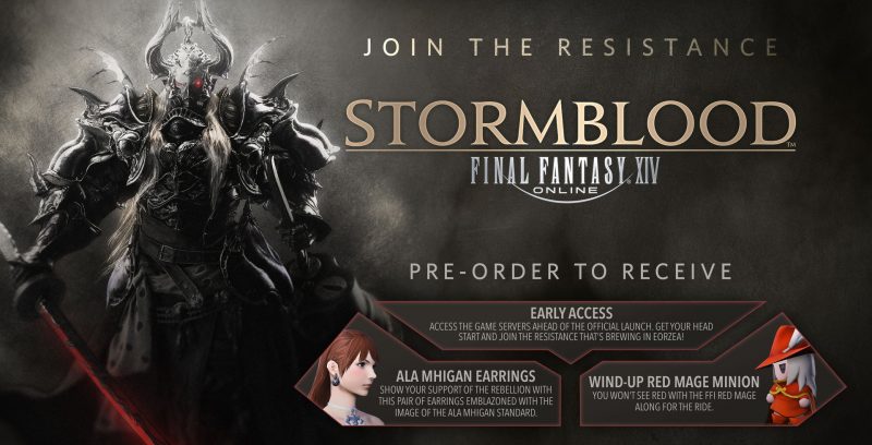 Final Fantasy XIV: Stormblood - Pre-Order Bonuses