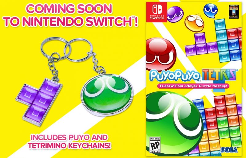 Puyo Puyo Tetris - Puyo & Tetrimino Keychains