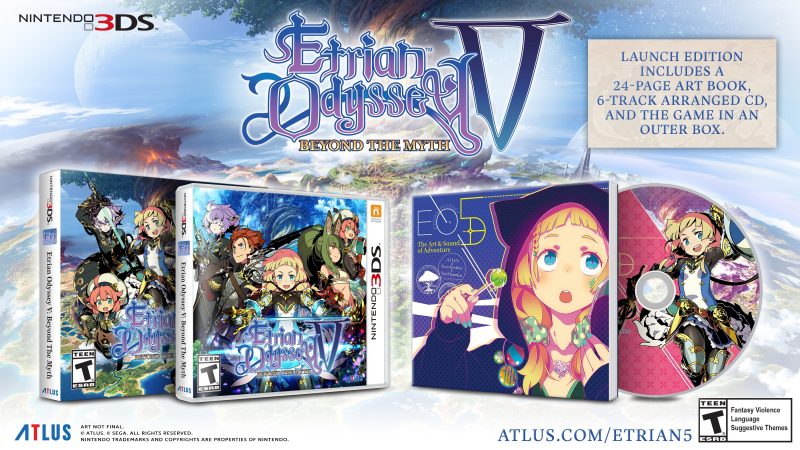 Etrian Odyssey V: Beyond the Myth - Launch Edition