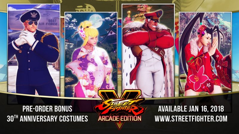 Street Fighter V: Arcade Edition - 30th Anniversary Costumes