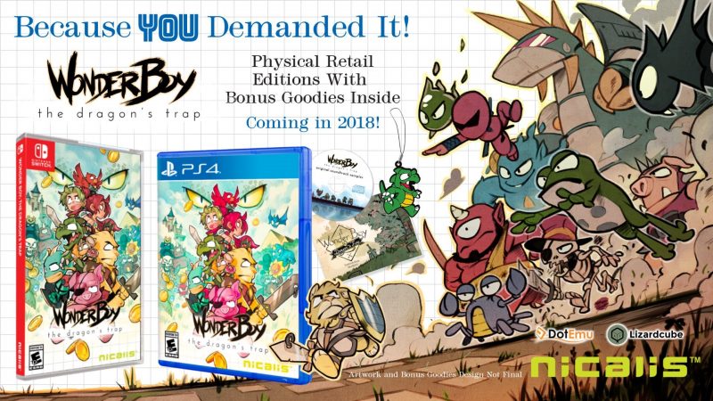 Wonder Boy: The Dragon's Trap - Launch Editions