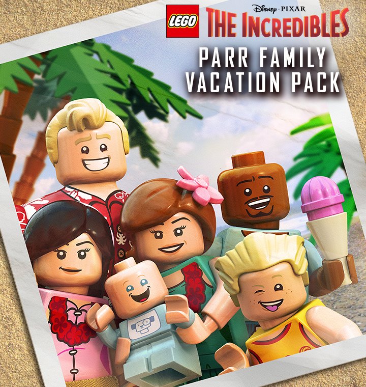 LEGO The Incredibles - Parr Family Vacation Pack