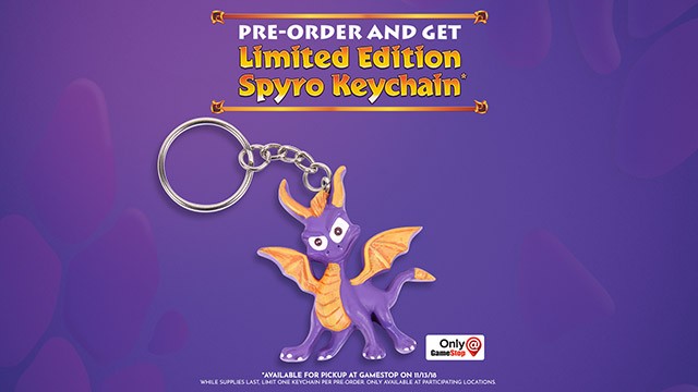 Spyro Reignited Trilogy - GameStop Keychain