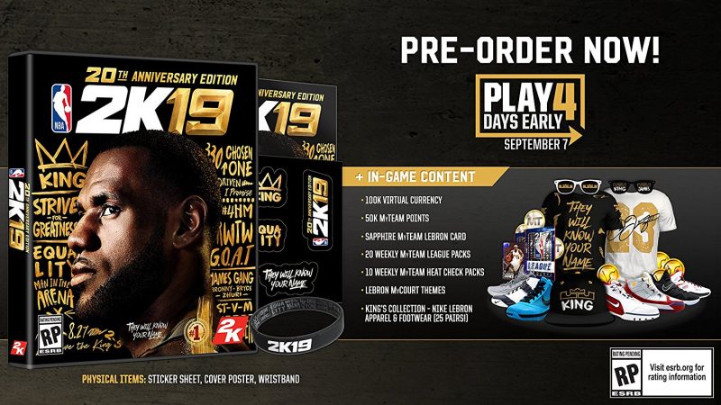 NBA 2K19 - 20th Anniversary Edition