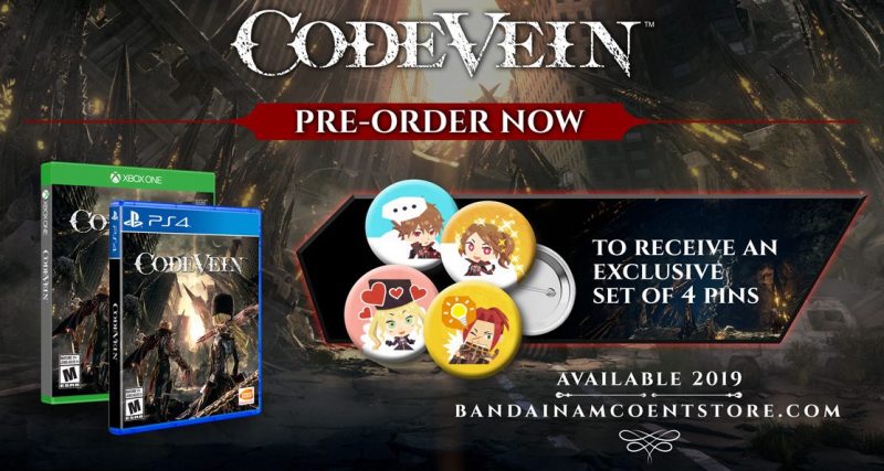 Code Vein - 4 Pin Set