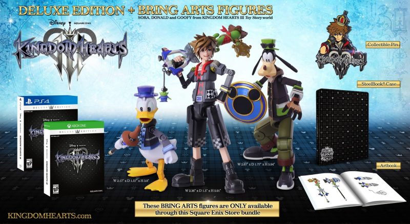 Kingdom Hearts III - Deluxe Edition & Bring Arts Bundle