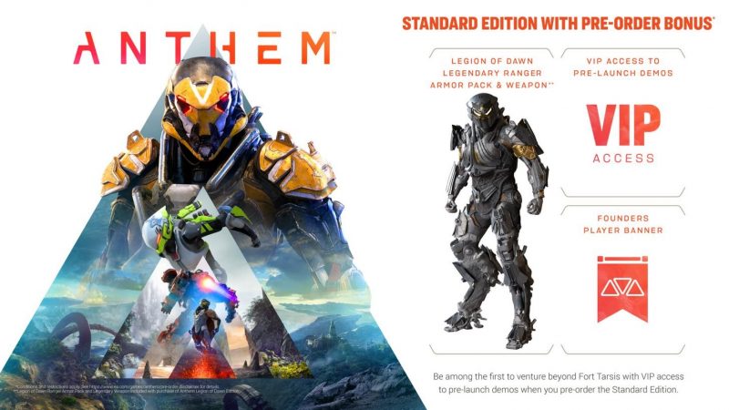 Anthem - Standard Edition Bonuses