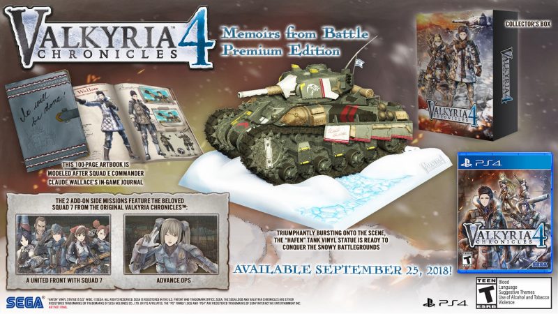 Valkyria Chronicles 4 - Memoirs From Battle Edition