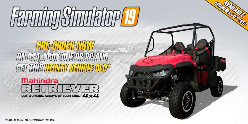 Farming Simulator 19 - Mahindra Retriever