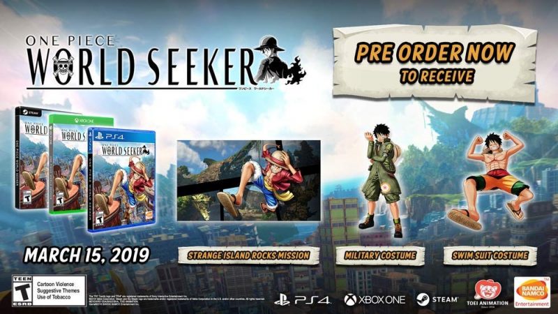 One Piece: World Seeker - Pre-Order Bonuses