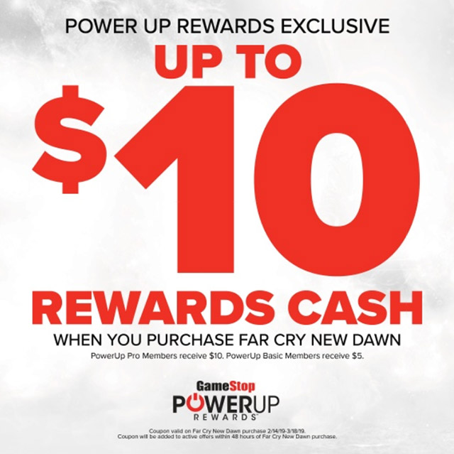 Far Cry: New Dawn - $10 in Rewards Cash