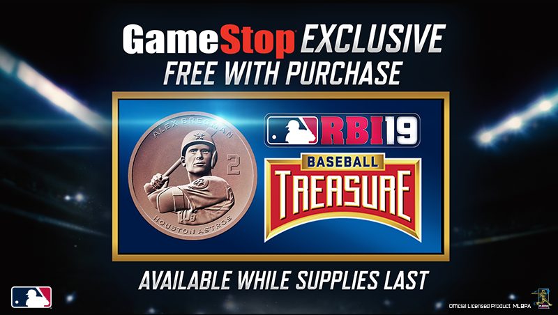 R.B.I. Baseball 19 - Baseball Treasure Coin