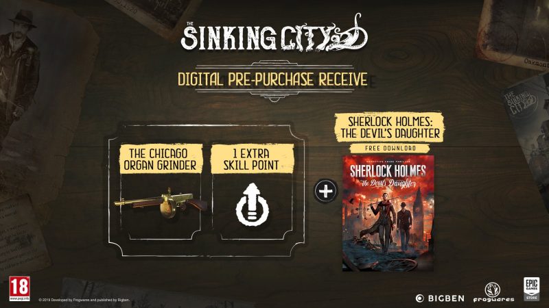 The Sinking City - Digital Pre-Purchase Bonuses