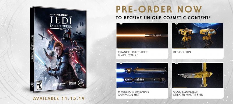 Star Wars Jedi: Fallen Order - Pre-Order Bonuses