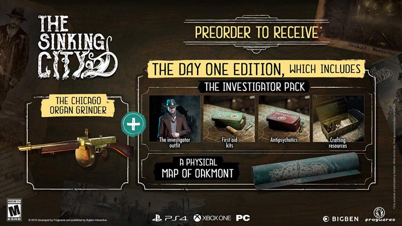 The Sinking City - Pre-Order Bonuses