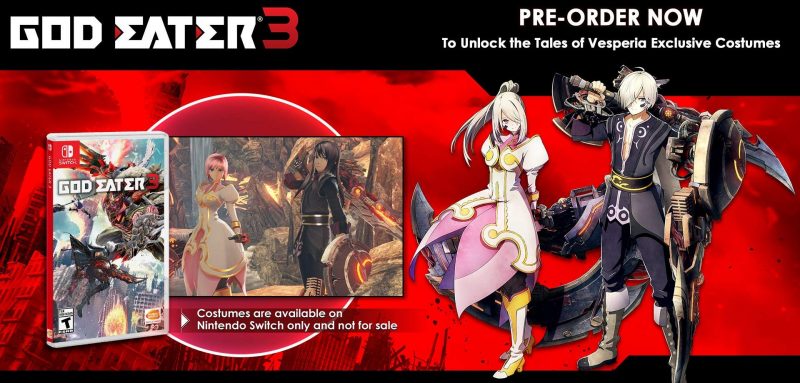 God Eater 3 - Tales of Vesperia Costumes