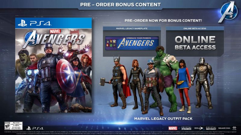 Marvel's Avengers - Pre-Order Bonuses