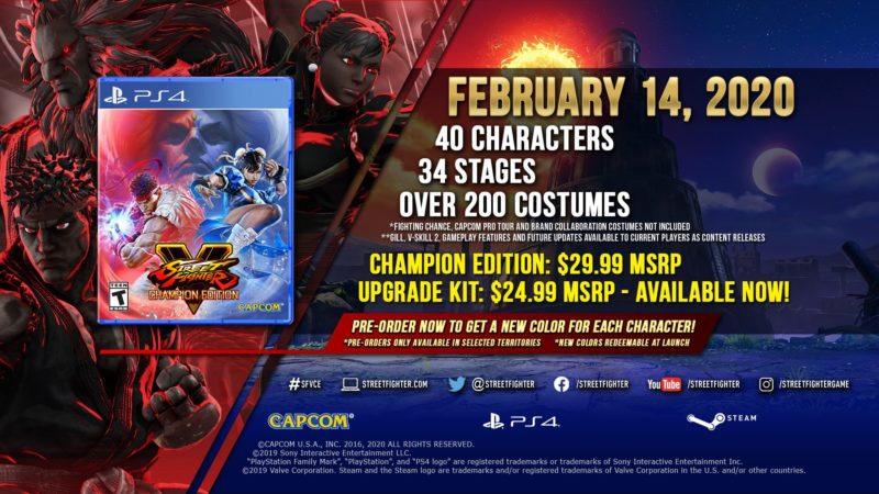Street Fighter V: Champion Edition - Pre-Order Bonus