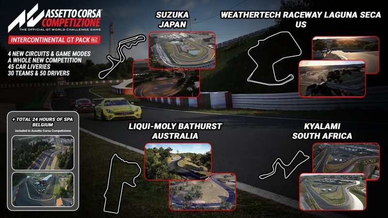 Assetto Corsa Competizione - Intercontinental GT DLC Pack