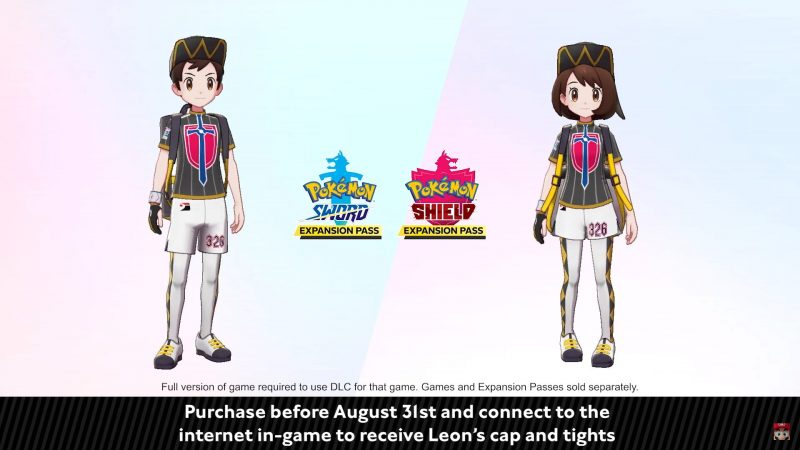 Pokémon Sword and Shield Expansion Pass - Leon's Cap and Tights