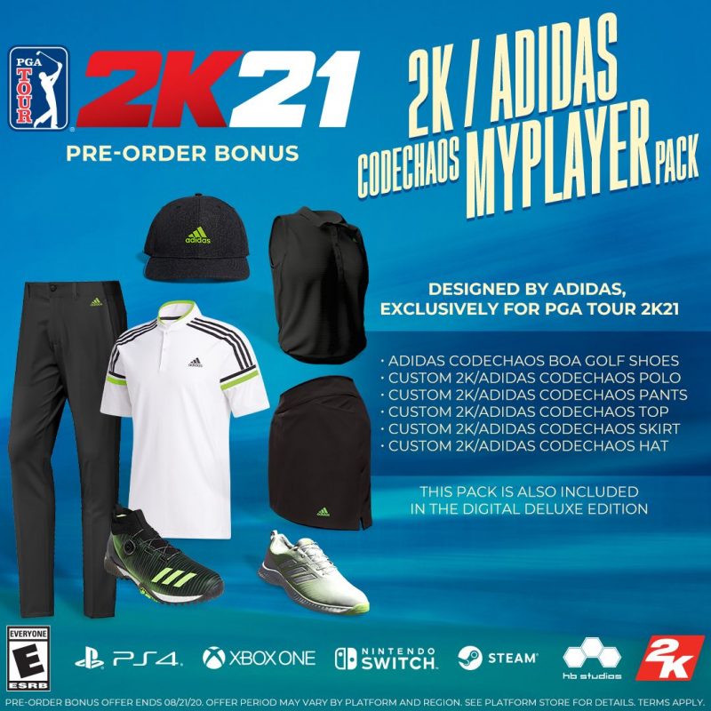 PGA Tour 2K21 - CodeChaos MyPLAYER Pack