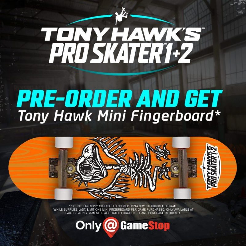 Tony Hawk's Pro Skater 1 + 2 - Mini Fingerboard
