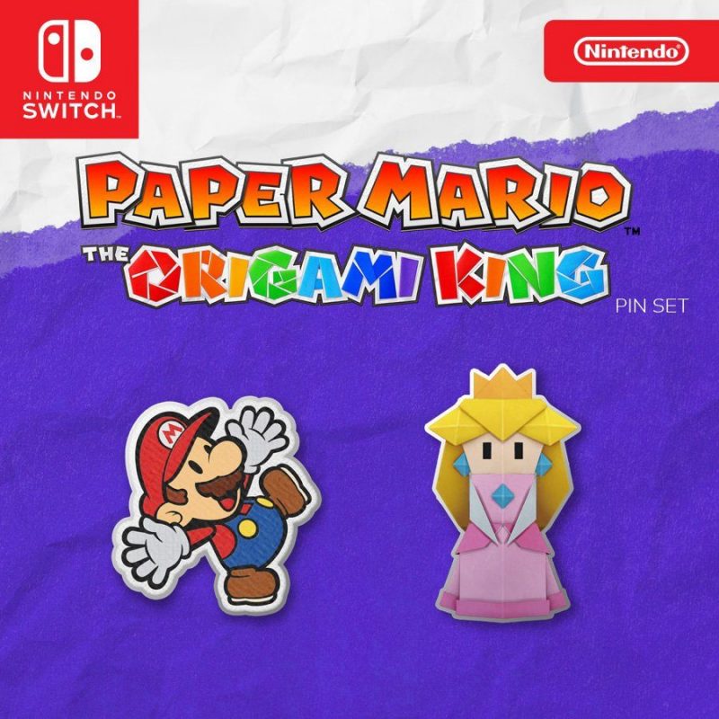 Paper Mario: The Origami King - Pin Set