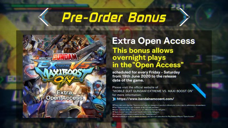Mobile Suit Gundam Extreme Vs. Maxiboost On - Extra Open Access