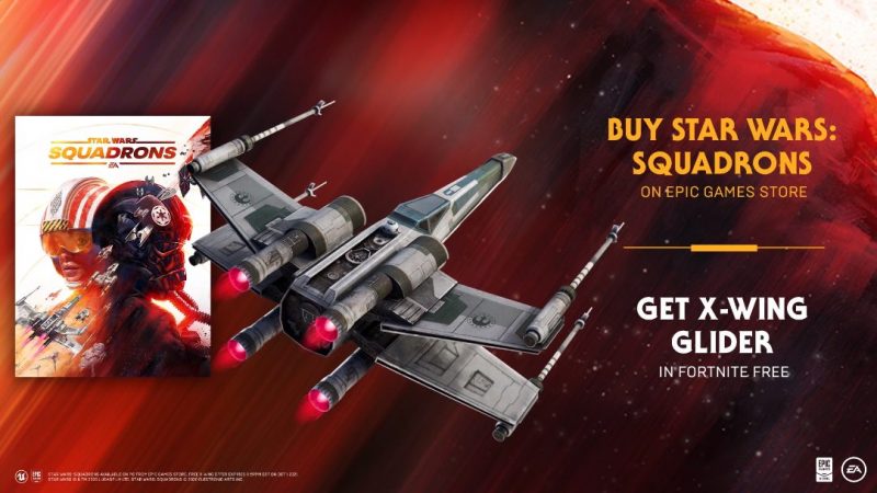 Star Wars: Squadrons - Fortnite X-wing Glider