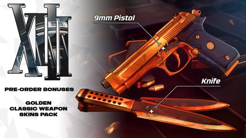 XIII - Golden Classic Weapon Skins Pack