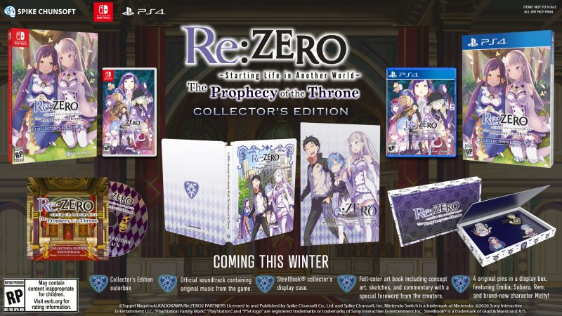 Re:ZERO - The Prophecy of the Throne - Collector's Edition