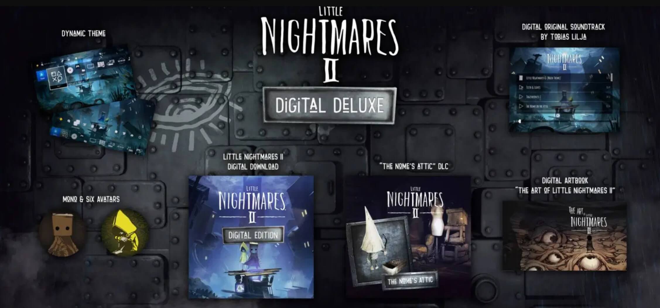 LITTLE NIGHTMARES II - DIGITAL CONTENT Digital DLC Bundle [PC] - DIGITAL  CONTENT