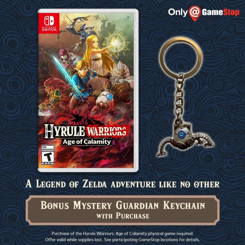 Hyrule Warriors: Age of Calamity - Guardian Keychain