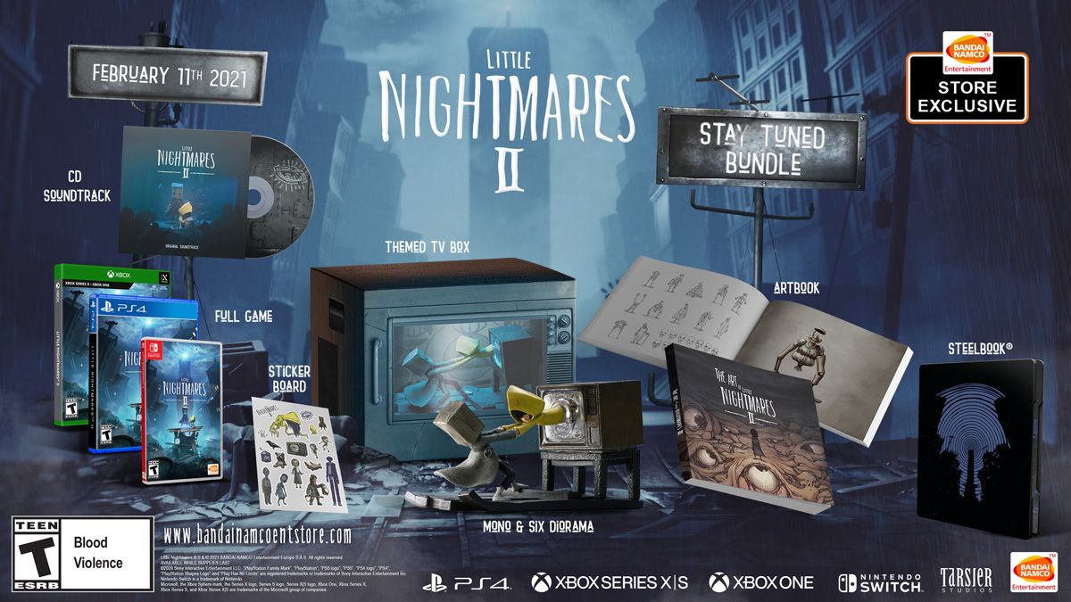 Little Nightmares II revela Day One Edition, TV Edition e bónus de