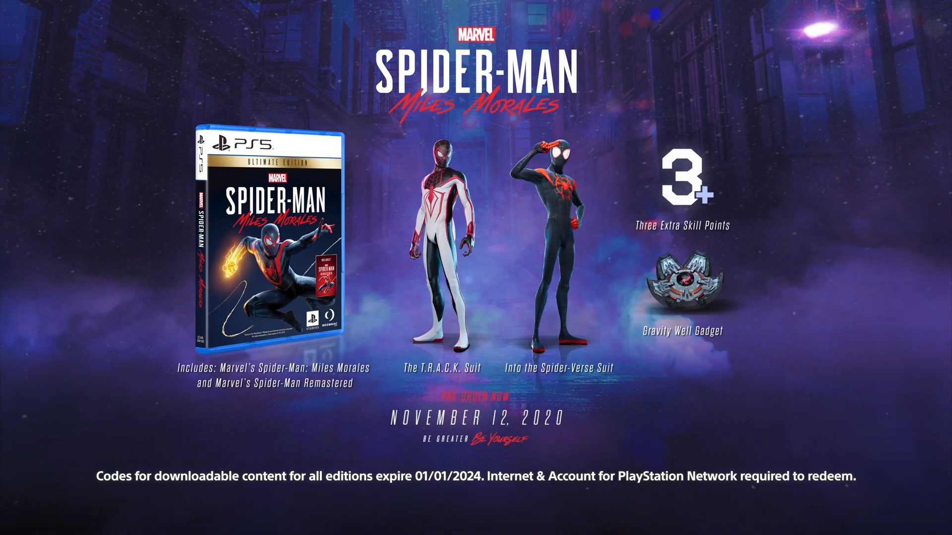 Spider-Man: Miles Morales Ultimate Edition Includes Spider-Man