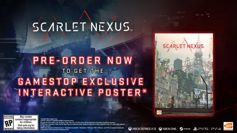 Scarlet Nexus - Interactive Poster