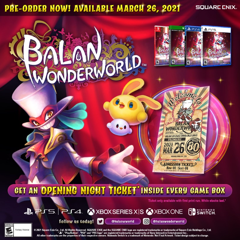 Balan Wonderworld - Collectors Show Ticket